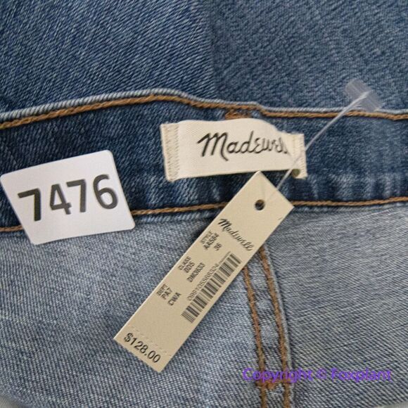 New! Madewelll Slim Wide-Leg Jeans in Crownridge Wash, size 36 - Picture 13 of 16